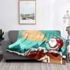 Home Decoration Plush Throw Sofa Blanket Bedspread Bed Fluffy Soft Blankets Decor Plaid Modern Halloween Merry Christmas Winter
