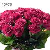 10 шт. искусственные латексные розы цветы Свадебная вечеринка офисный стол букет домашний декор