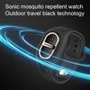 Электронный ультразвуковой репеллентный браслет DEET Free перезаряжаемый портативный водонепроницаемый для походов на открытом воздухе для взрослых и детей репеллентный силиконовый браслет