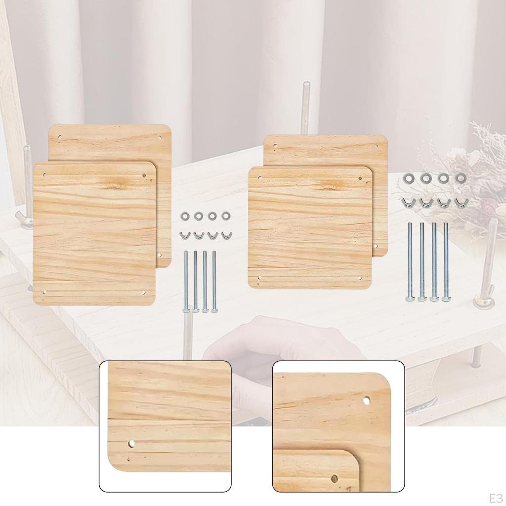 adjustable Wooden Book Press Binding Kits Bookbinding Supplies Paper for Photo Albums