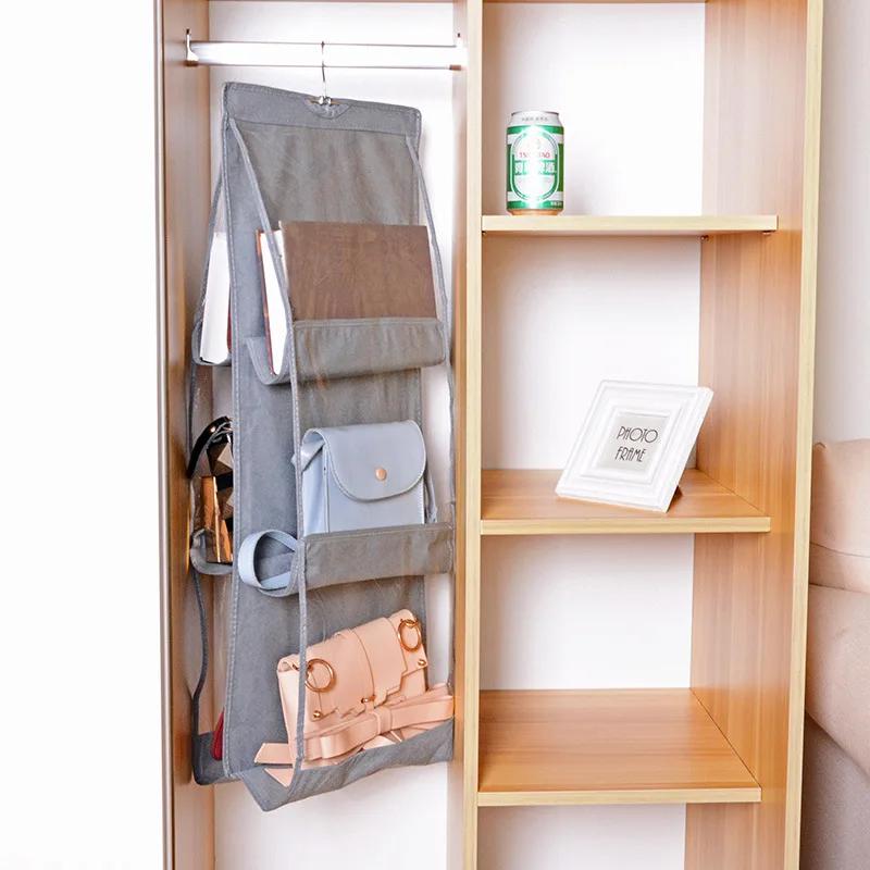 Handbag Hanging Organizer Hanging Purse Organizer for Closet Organizers Bag Storage Hanger Oxford Cloth Closet Bag Organizer