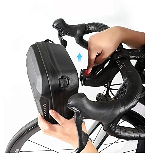 WILD MAN Quick Release 3L Hard Shell Rainproof Scooter Storage Bag for Kick Scooters, Folding Bikes, Kickboards, and MTBs (E8)