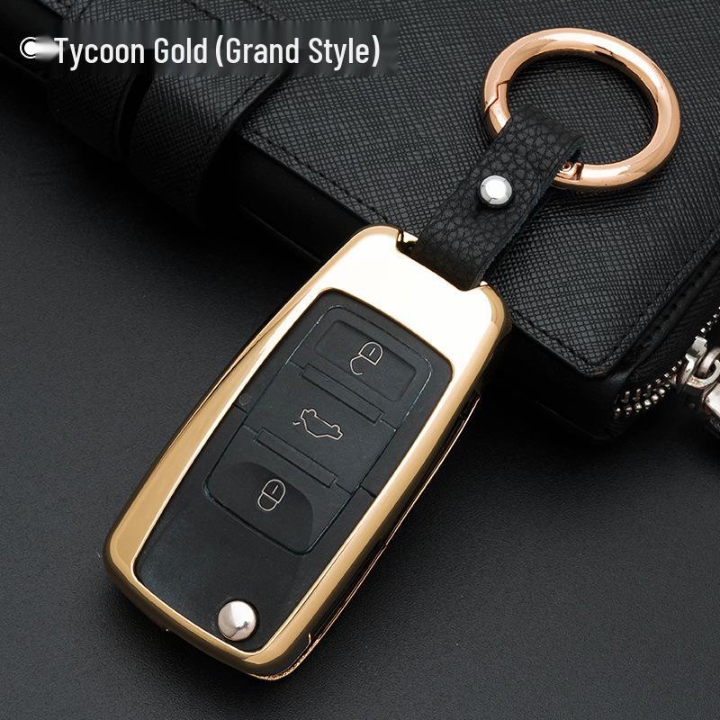 Volkswagen Key Case Cover for Touareg, Golf 7, Sportsvan, Lamando, Lingdu, Touron, Tiguan L (Women's Edition)