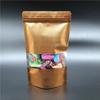 Multi Purpose Gold Embossed Self-supporting Bag with Thickened Material Window Design Suitable for Herbal Tea/branded Tea/packaged Sealed Packaging