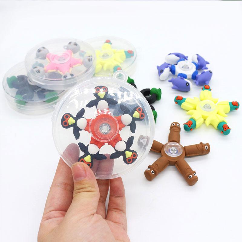 Italian Brainrot Hand Spinner Toy Tungtung Sahur Tralalero Tralala Capuchinoassassino Spinner Top Antistress Fidget Gyro Toy