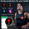 Спортивные умные часы для мужчин, компас, большая батарея 1000 мАч, Bluetooth-звонки, 1,46 дюйма, мониторинг здоровья, водонепроницаемые умные часы, новые