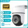 OKAM PRO Home Security Camera HD 5MP 5G WiFi IP CCTV PIR Mobile Tracking Color Night Vision Two-Way Intercom  AI Smart Camera