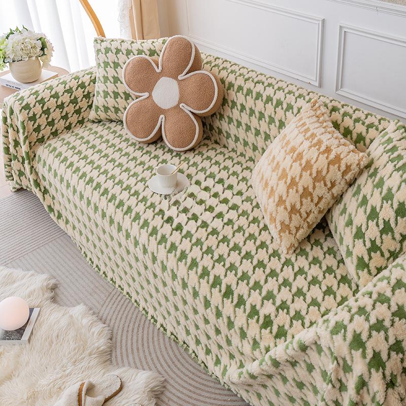 Чехол на диван, ткань, полный чехол, чехол для дивана, чехол для дивана, утолщенный флисовый чехол для дивана, полотенце