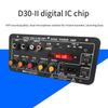 Автомобильный усилитель мощности D30-II, совместимый с Bluetooth, обеспечивает чистое и мощное звучание.