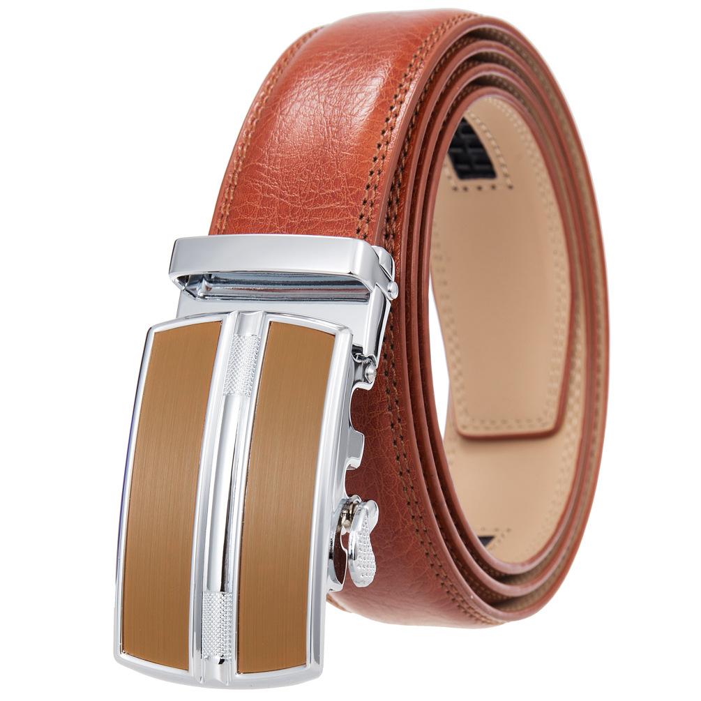 5шт. Ремень с автоматической пряжкой, воловья кожа, ремень, мужской Ly36-0257-1