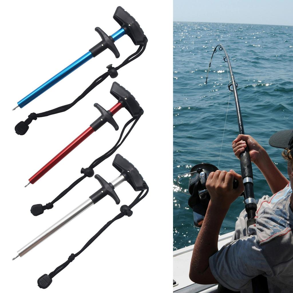 Т-образный экстрактор рыболовных крючков, пуллер крючков, инструмент для удаления крючков, разделитель рыболовных крючков, съемник рыболовных крючков из алюминиевого сплава