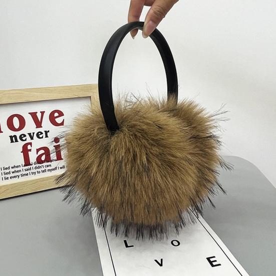 Наушники из искусственного меха норки, оверсайз, мягкие, толстые, пушистые, теплые, зимние, для активного отдыха на открытом воздухе, согревают уши, осенние