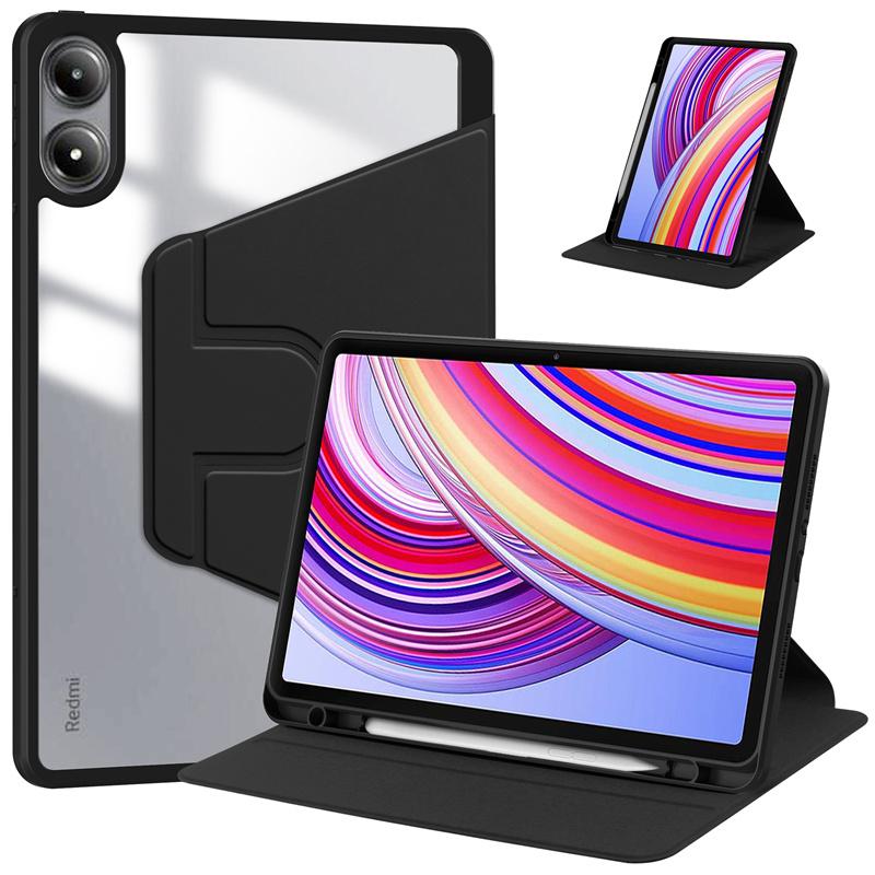 Чехол с вращением на 360° для Redmi Pad Pro Чехол 12,1 дюйма с держателем для стилуса Чехол для планшета Redmi Pad Pro Poco Pad 12 1