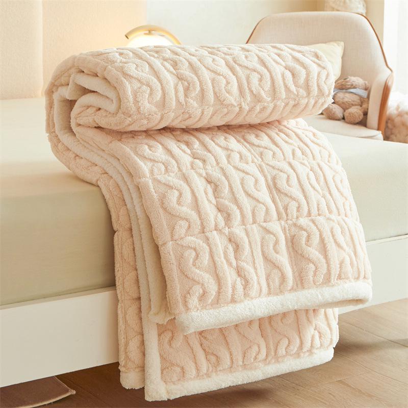 Зимний утолщенный наматрасник из тафты и бархата - Мягкое молочное бархатное постельное белье для общежития, односпальный или двуспальный