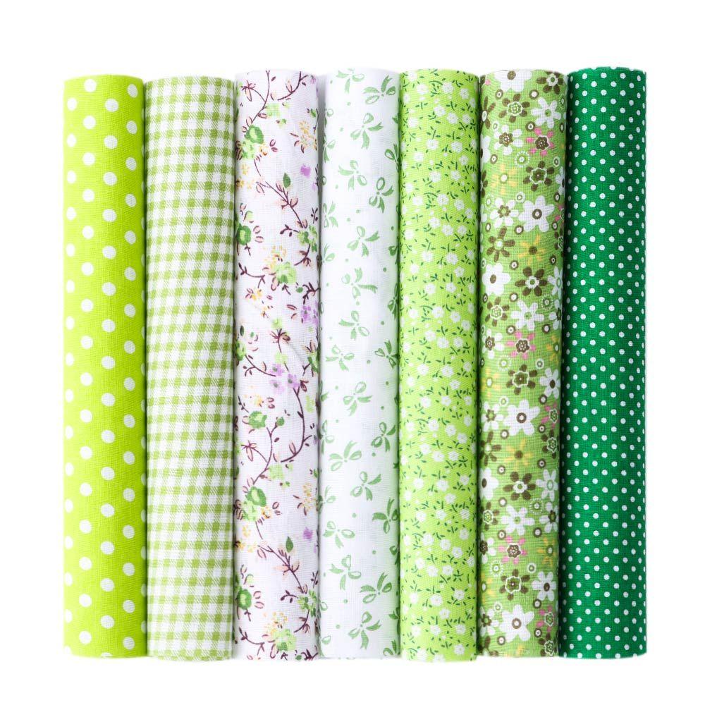 7 шт. Одежда Ручной работы Хлопковая ткань Винтажная ткань Лоскутная ткань Материал Шитье Цветочный принт
