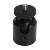 Mini Ball Head 14in Screw 38in Thread 360 Degree Rotatable Aluminum Alloy Camera Hot Shoe Mount
