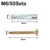 New Self Tapping Metal Expansion Tube Nails Serrated Metal Wall Screws Fasteners Bolt Concrete Wall