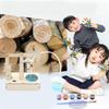 Kids STEM Toys DIY Pumping Unit Assembling Model Material Kits Water Pump Experiment Technology Toy Puzzle Painted Toys Gift