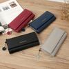 Fashion Women Wallets Brand Letter Long Tri-Fold Wallet Purse Fresh Leather Female Clutch Card Wallets