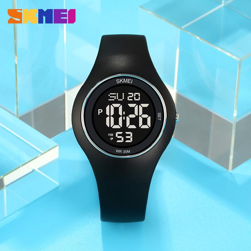 Момент красоты мальчики и девочки спортивные плавание передовые водонепроницаемые электронные часы конфетного цвета простые электронные часы