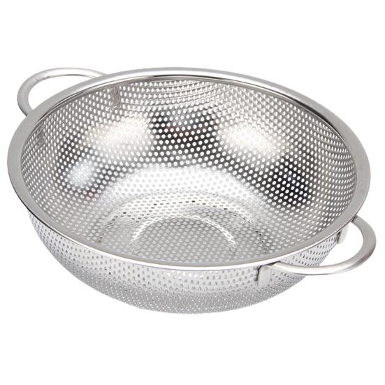 Сливная корзина, дуршлаг из нержавеющей стали, прочные ручки, корзина для мытья фруктов и овощей для домашней кухни