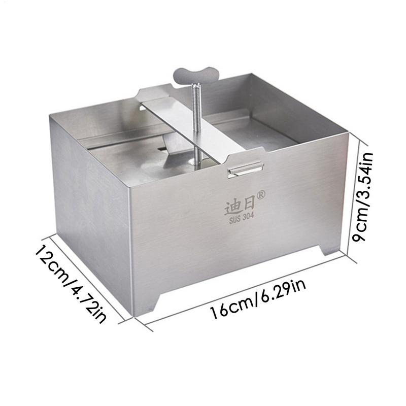 Tofus Maker Homemade Paneer And Cheese Press Stainless Steel Efficient Paneer Making Mold Traditional Press Tofus Maker