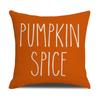 Colorful English Letters Autumn Linen Pillow Covers Home Furnishings Modern Simple Sofa Cushions