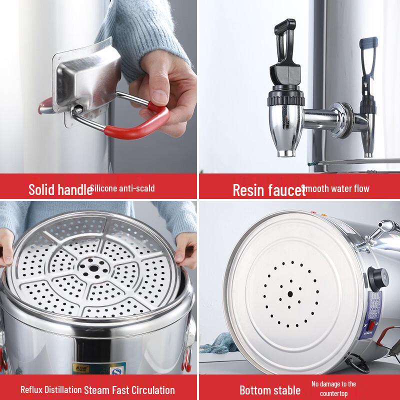 Shengerton 50 л, коммерческий изолированный диспенсер для еды из нержавеющей стали 304