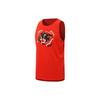 Tiger Head Logo Print Breathable Straight Sleeveless Basketball Tank Top Men Tops Red 534195-03