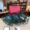 Сумка для хранения рождественских гирлянд из Оксфордской ткани, устойчивая к разрывам, с 3 катушками, для мини-елки, декоративных огней