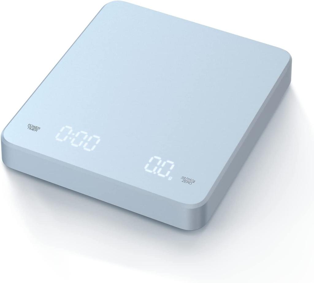 Цифровые кофейные весы высокой точности 3 кг/0,1 г для взвешивания кофейных зерен в домашних условиях, измерения времени, для использования на кухне и в кофейне