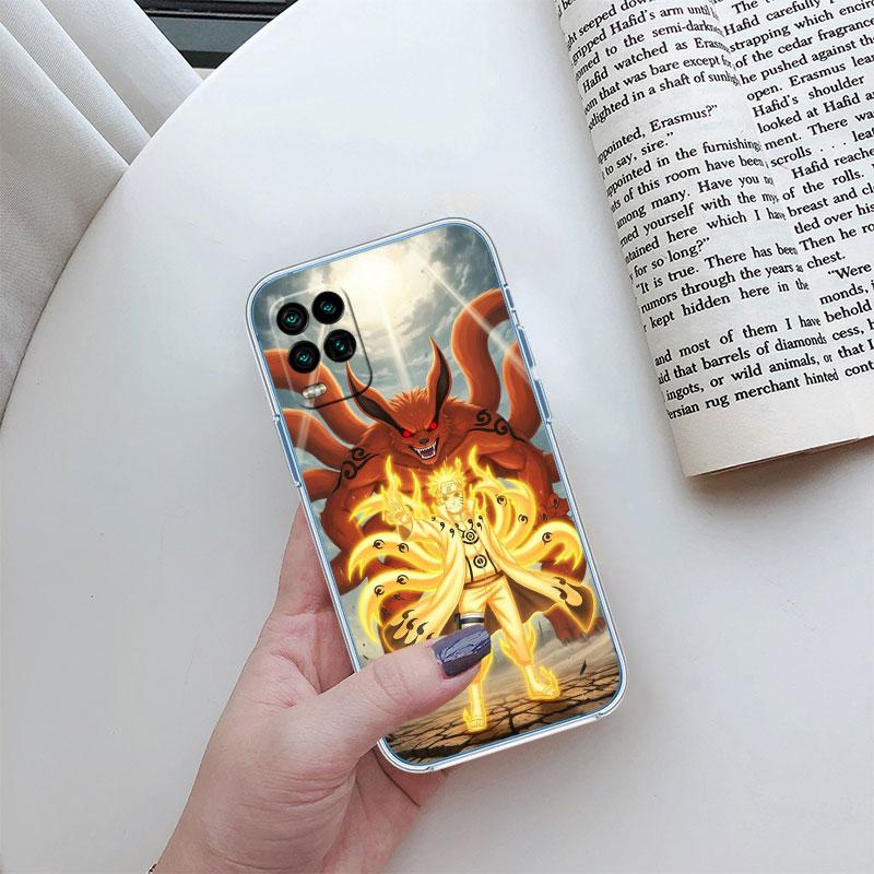 Прозрачный чехол для телефона Naruto Uzumaki Sasuke для Samsung Galaxy A04 A04S A14 A23 A34 A54 M23 M33 M52 M53