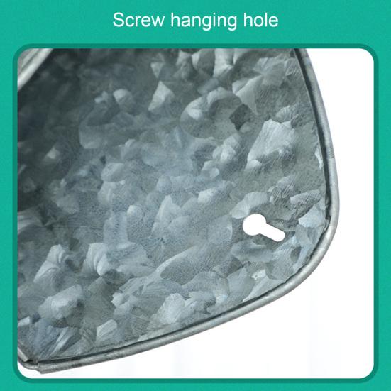 Декоративный цветочный горшок тонкой работы, железное подвесное отверстие, гладкая детская кашпо для дома