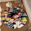 Goku Anime Round Rug for Livingroom,Bedroom, Palyroom, Chair Rug, Area rug, Circle Carpet, Large Size Fan Christmas gift