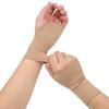 1 Pair Set Wrist Protective Brace Carpal Tunnel Support Fingerless Arthritis GlovesSkin Color