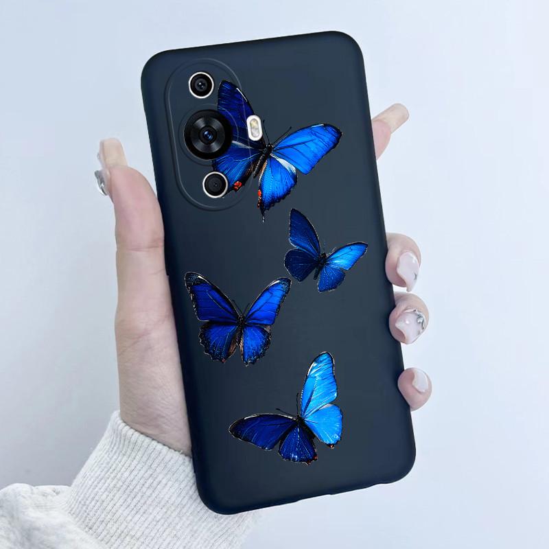 Чехол для Huawei Nova 12s FOA-LX9 Дизайн 'Цветочная Девочка' Мягкий Силиконовый Чехол для Huawei Nova 11 Nova11 Pro Ultra Nova12s Чехлы для Телефона