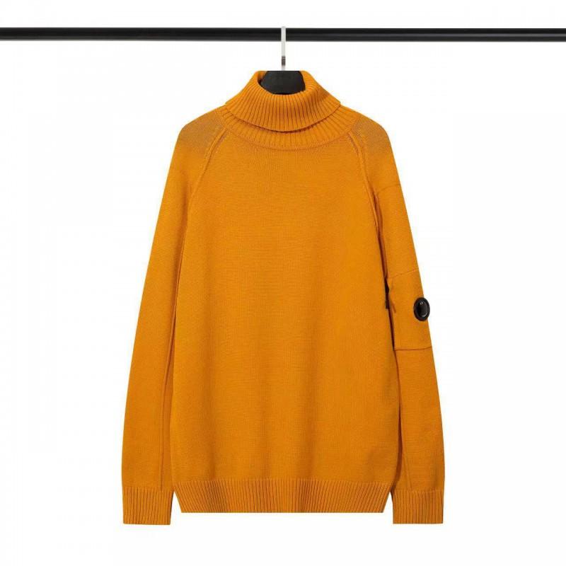 CP Functional Wool Blend Knit Sweater Mens Casual Round Neck Pullover Winter