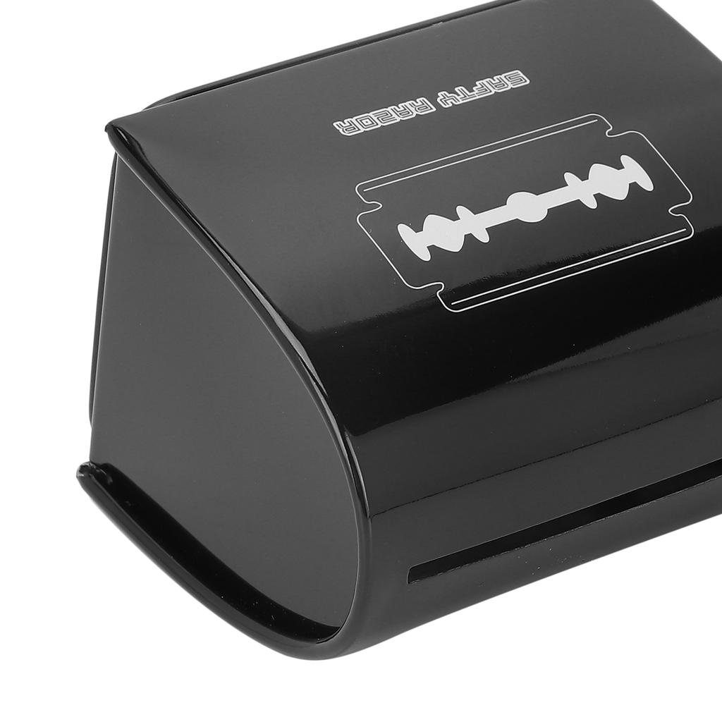 Контейнер для утилизации лезвий Герметичная конструкция Контейнер для утилизации бритв Большая вместимость Безопасное хранение Банка для использованных лезвий