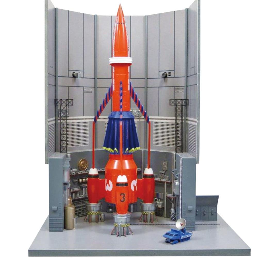 Aoshima Bunka Kyozaisha Thunderbird Thunderbird 3 Launch Base Series Plastic Model No.12 & 1/350