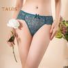 Women Panties Low Waist Hollow Out Lace Good Breathability Solid Color Briefs Slim Fit Thin Quick Dry Casual Sport Lady Underpants