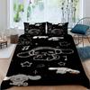 Cinnamoroll patterned soft and comfortable duvet cover, children's bedding set, available in king, large, single and double size