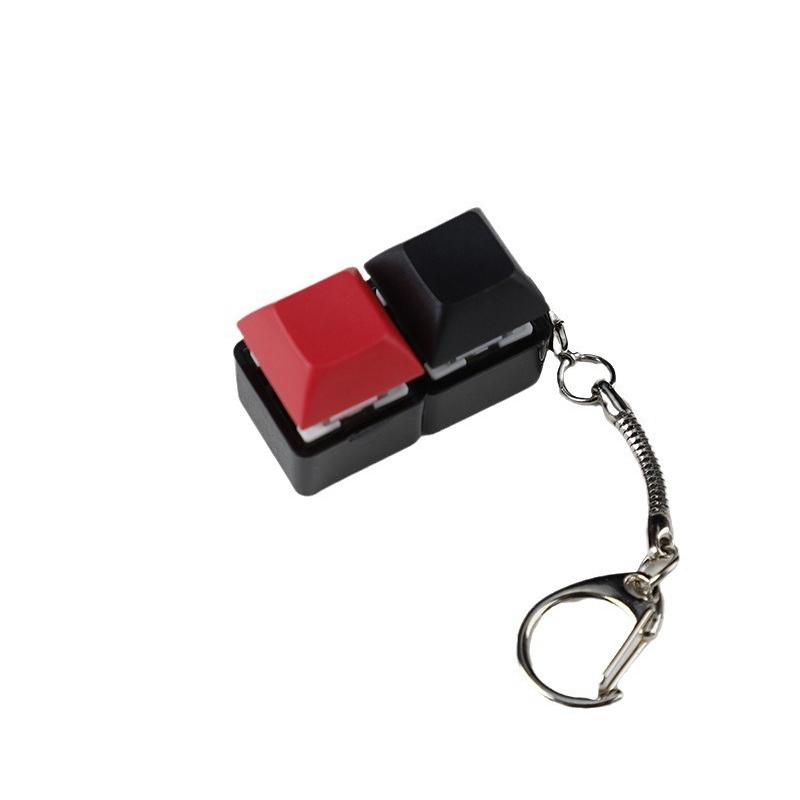 Механическая клавиатура с 4 клавишами, игрушка-брелок, вечеринка, снятие стресса, сделай сам, кнопка-фиджет, колпачок клавиши, игрушки-фиджеты для клавиатуры, клавиатура для пальцев