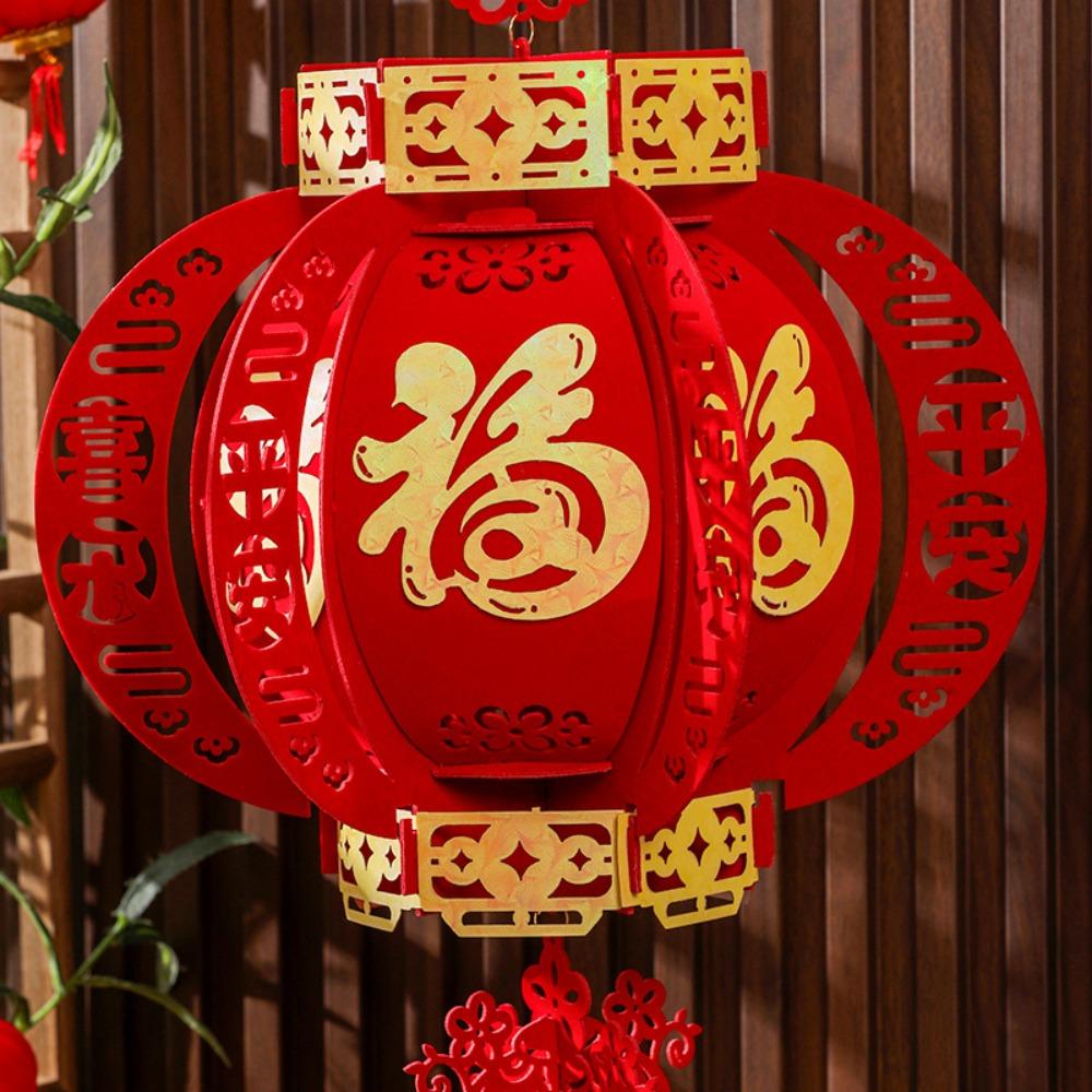 Благословение Подвесной Фонарь Китайский Стиль Весенний Фестиваль Товары Новогодние Украшения