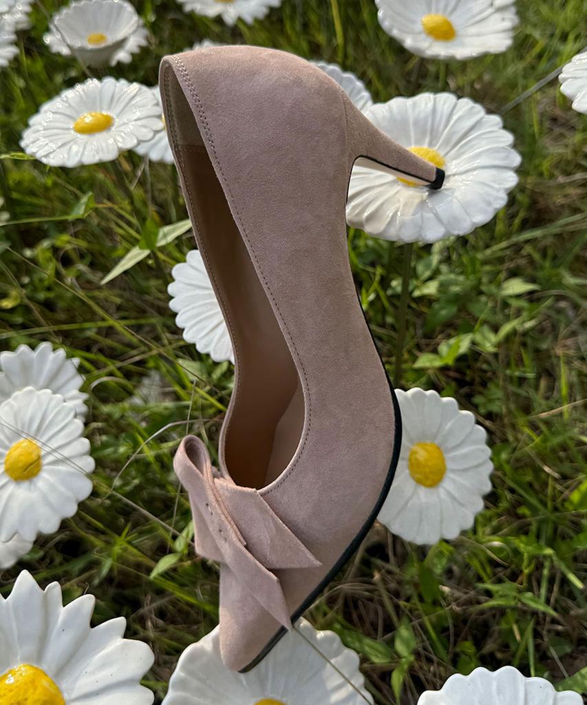 Leah Cherry Pumps Suede _3 Colors