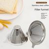 Ultra-Fine Coffee Filter Set: Hand Brew Cup with Free Filter Paper and Funnel