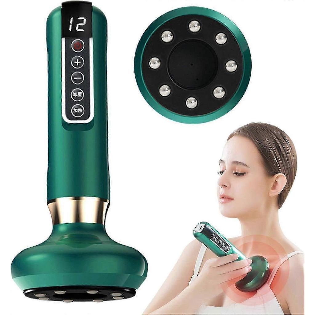 Cellulite Massager, 12 Gear Adjustable Body Sculpting Cellulite Machine, Smart Electric Suction Cupping Therapy Set, Rechargeable