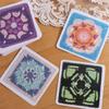 50 шт./коробка микс совпадений дизайнов колода карт бабушкин квадрат швейные принадлежности