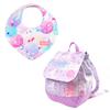 COLORFUL CANDY STYLE Baby Backpack and Bib Set of 2 and Candy (Triangle Type) (Unicorn Pop) B8009400-BTR
