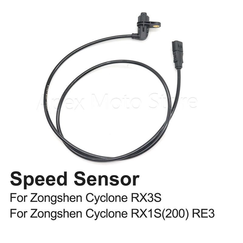 RX3S RX1S RE3 Motorcycle Accessories Rear ABS Wheel Speed Sensor For Zongshen Cyclone RX3S RX1S 200 RE3
