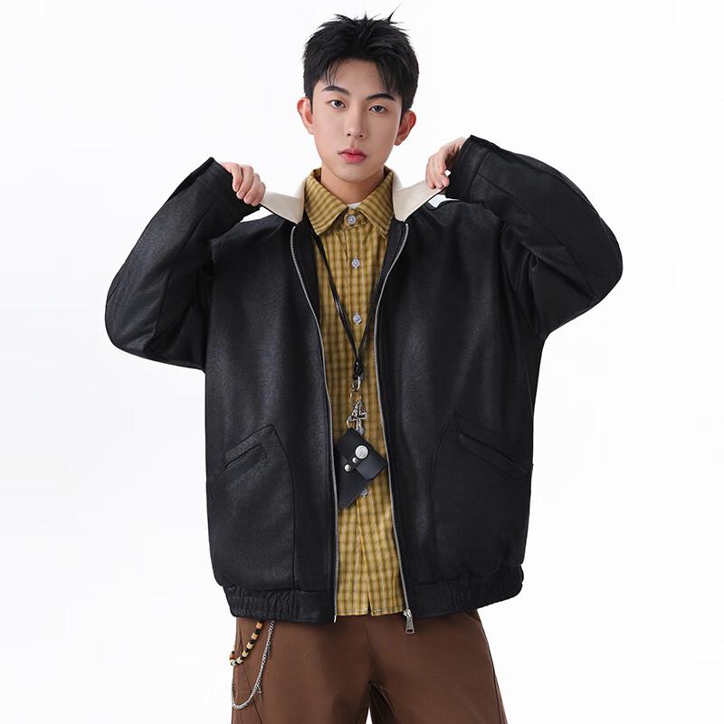 ТОМ АДАМ Мужская куртка-пилот в американском повседневном стиле с лацканами